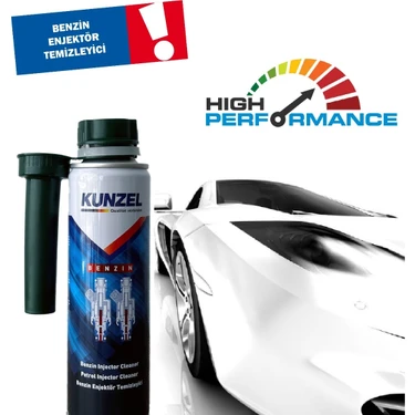 Kunzel Benzin Enjektör Temizleyici Yakıt Katkısı 300 ml EURO-6 Uyumlu Düşük Kül Formüllü Emisyon
