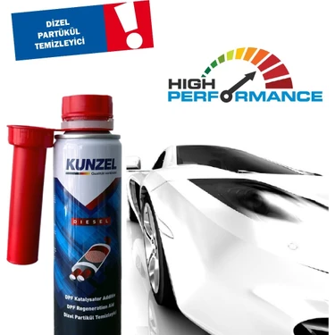 Kunzel Dizel Partikül Filtre Temizleyici Yakıt Katkısı 300 ml DPF Temizliği Limp Modu