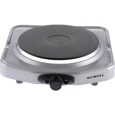 Kumtel Kalite KH-7011 Tekli Elektrikli Ocak Gri Metal Yüzey ile Modern Tasarım ve Kolay