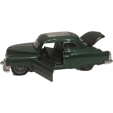 Boratila Toys Nostalji Klasik 12 cm Metal Metal Çek Bırak Chevrolet Yeşil Araba  2 Kapı ve Bagaj