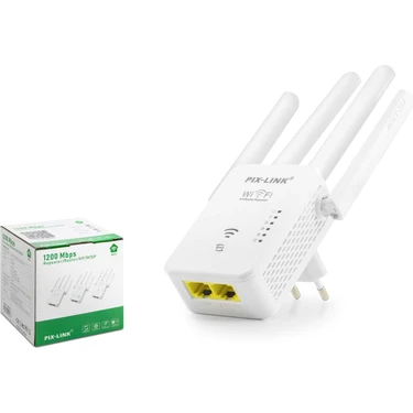 Pixlink Pıx-Lınk WR49D4Q Wı-Fı Repeater/router/ap 300MBPS 4 Anten