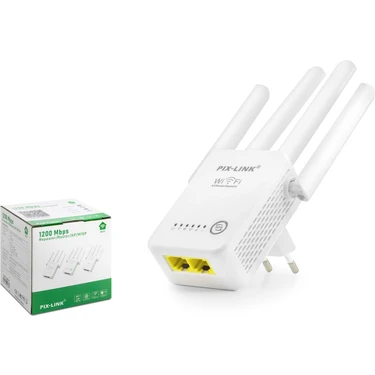 Pixlink Pıx-Lınk WR48D4Q Wı-Fı Repeater/router/ap 300MBPS 4 Anten