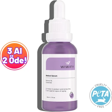 WIWIFY Onarıcı, Besleyici Retinol + Vita-A Serum (1% Retinol + Ceramide)