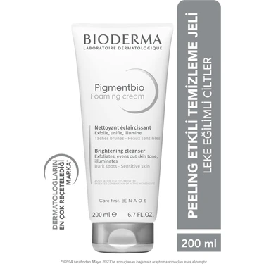 Bioderma Pigmentbio Foaming Cream Aydınlatıcı Peeling Etkili Yıkama Jeli Yüz Ve Vücut 200