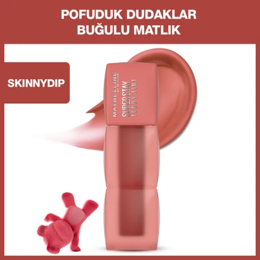 Maybelline New York Super Stay Teddy Tint Uzun Süre Kalıcı Likit Mat Tint 15 Skinny