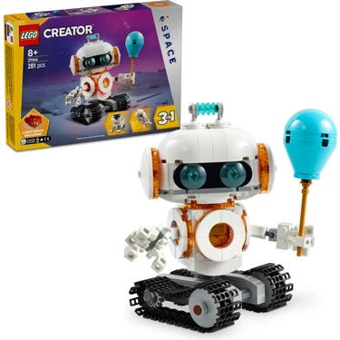 ® Creator 3’ü 1 Arada Uzay Robotu 31164 - 8+ Yaş için Köpek Figürüne veya Rokete Dönüşebilen Robot