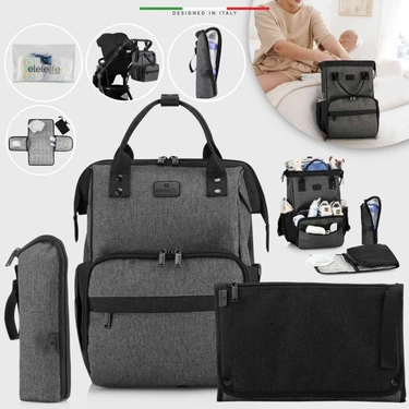 Elelelife Venice 3in1 Anne Bebek Bakım Çantası