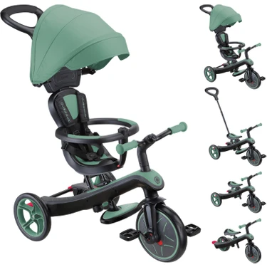 Globber Explorer 4in1 Trike Bisiklet - Zeytin