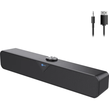 Lecoo DS102 Kablolu USB/AUX 6W Soundbar Taşınabilir Stereo Hoparlör