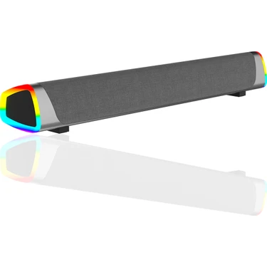 Lecoo DS101 Kablosuz Bluetooth AUX 6W RGB Aydınlatmalı Soundbar Hoparlör