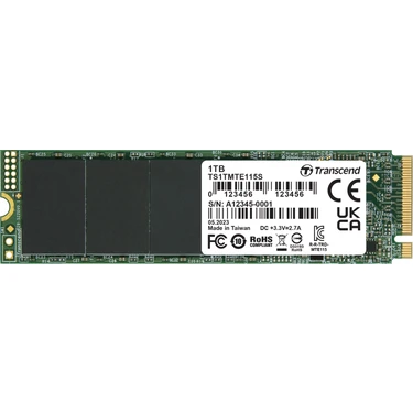 Transcend 115S 1tb 3200/2000MB/S Nvme M.2 SSD Disk