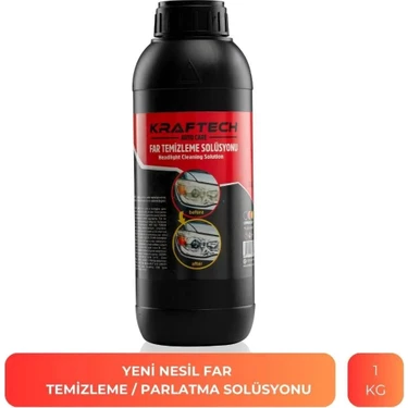 Kraftech Yeni Nesil Buharlı Far Temizleme Sıvısı Far Parlama Solüsyonu Kloroform 1