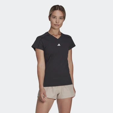 Adidas Performance HN5543 AEROREADY Train Essentials Minimal Branding V-Neck