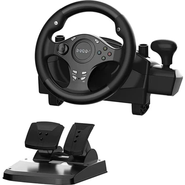 Crk Tech R270 Direksiyon Seti Çift Motorlu Titreşimli Kablolu PC/PS3/PS4/Xbox ONE/X360/Nintendo