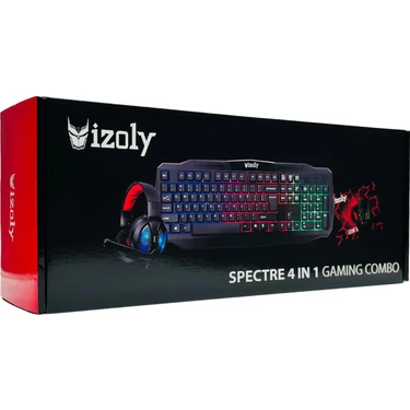 İzoly Spectre 4 In 1 Gaming Combo Klavye+Mouse+Kulaklık+Mousepad