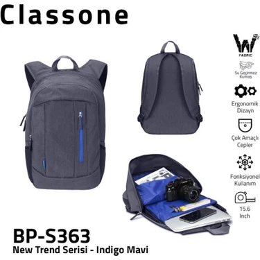 Classone BP-S363 15,6 inç  Notebook Sırt
