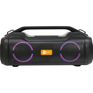 Lecoo DS153 Bluetooth 5.0 80W IPX5 Su Geçirmez RGB Aydınlatmalı Stereo TWS Boombox Taşınabilir