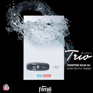 Ferroli Bluehelix Trio 24 kW Yoğuşmalı