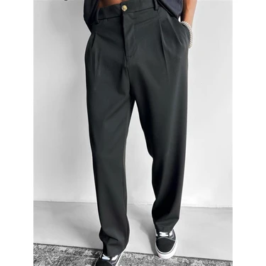Abluka Online Oversize Bol Paça Kumaş Pantolon
