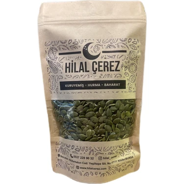 Hilal Çerez Kabak Çekirdeği İçi Çiğ (Naturel) 500