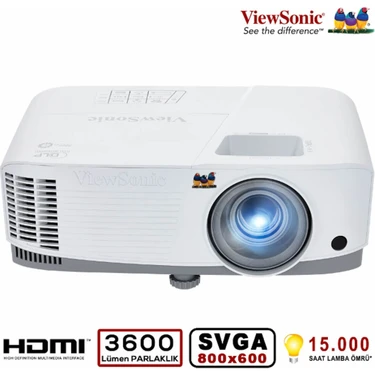 Viewsonic PA700X DLP XGA(1024x768) 4500AL 2xHDMI 1xVGA 12.500:1  Hoparlör