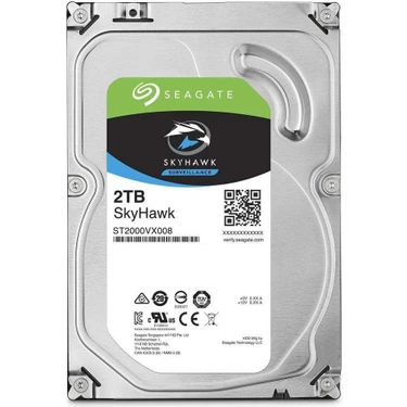 Seagate 2Tb ST2000VX008 Skyhawk 3,5" 64Mb 5900Rpm St2000Vx008 Harddisk