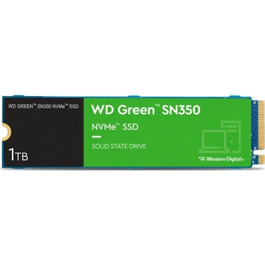 Wd 1TB Green SN350 WDS100T3G0C 3200-2500MB-s PCIe NVMe M.2 SSD