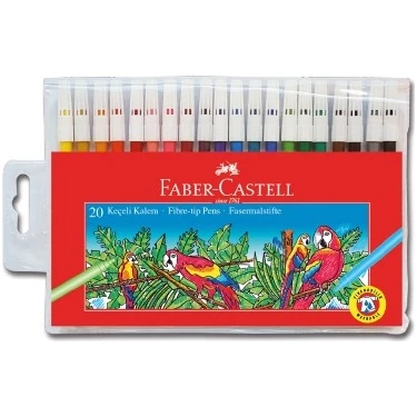 Faber-Castell Keçeli Kalem 20 Renk