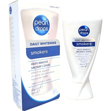 Pearl Drops Smokers- Sigara içenler için leke çıkartıcı jel Diş Macunu 50