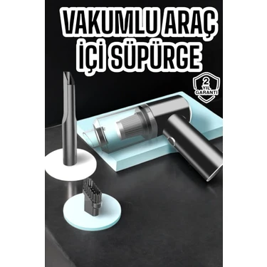 Araç Içi Süpürge Vakumlu Şarjlı Süpürge
