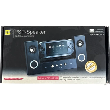 Yues Psp Speaker Stand Psp Hoparlör Işıklı Siyah ( Psp 1000 / 2000 / 3000