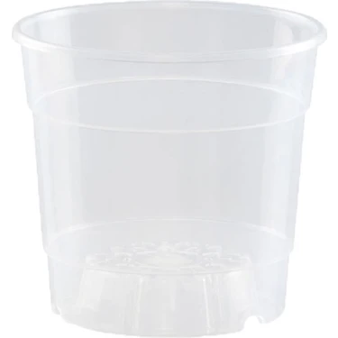 Plant Home Power Mix 6 Adet 12 Pot Şeffaf Orkide Üretim Saksısı 0.75 Litre Kaliteli Plastik 1