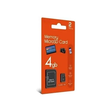 Belirtilmemiş Crt 4 GB Micro Sd Siyah Hafıza Kartı Telefon Kamera Tablet Adaptörü