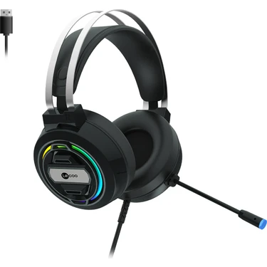 Lecoo HT401 Kablolu USB 2.0 RGB LED Aydınlatmalı Mikrofonlu Kulak Üstü Gaming Kulaklık