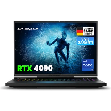 Erazer Beast X40 MD62753 Intel Core i9 14900HX 32GB 2TB SSD RTX4090 Freedos 17" QHD+ 240Hz