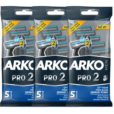 Arko Men Pro2 Çift Bıçaklı Tıraş Bıçağı 15