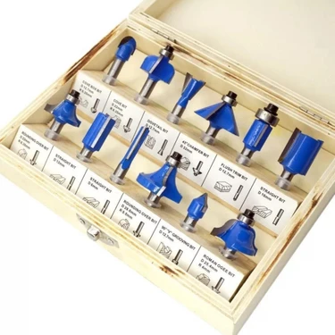 TopShop TH03038 Freze Bıçağı Seti 6mm 12 Parça Fiyatı