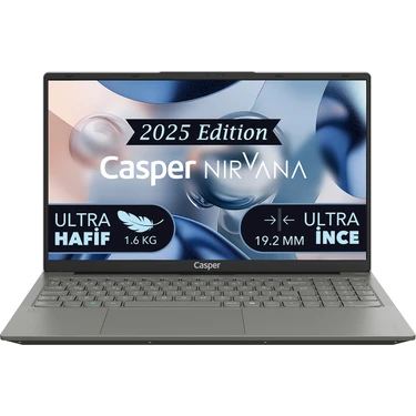 Casper Nirvana X600 Ryzen5-7430U 8GB 500GB SSD 15.6" Freedos Laptop