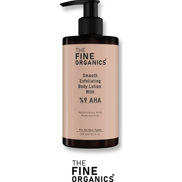 The Fine Organics Aha %9 Kararma ve Batık Karşıtı Arındırıcı & Aydınlatıcı Vücut Peeling