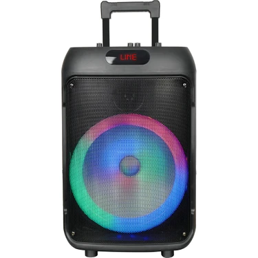 Zore GD-1203 Dijital LED Göstergeli Fm Radyolu Mikrofonlu Rgb Tws 12 Inç Stereo Bass Kablosuz