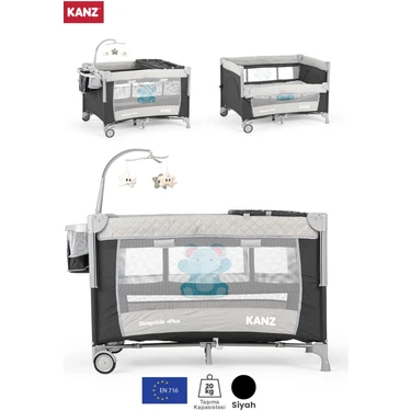 Kanz Sleepy Side Plus Anne Yanı Oyun Parkı 70 x 110