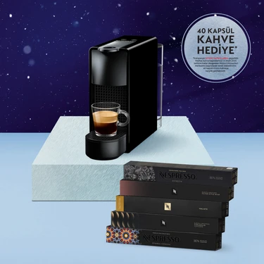 Nespresso Essenza Mini C 30 Black Kahve Makinesi,