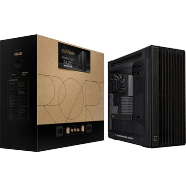 Asus Proart PA602 Wood Edıtıon Tempered Glass Boş Bilgisayar Kasası 1x  Arka Fan 2x Ön Fan -