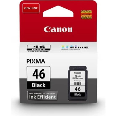 Canon PG-46 Black Siyah Mürekkep Kartuş E404-414-474