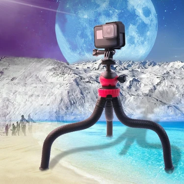 Gopro Için Mini Ahtapot Esnek Tripod Tutucu (Yurt