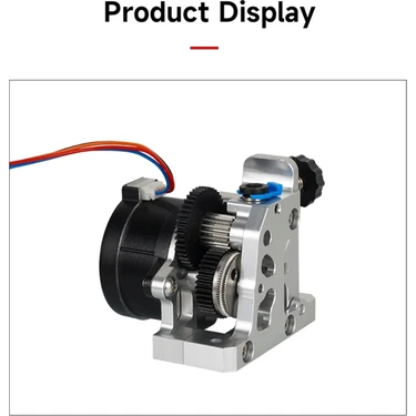 CR10 Cr 10S Ender3 V2 Voron Siyah Için Çift Dişli Ekstruder (Yurt