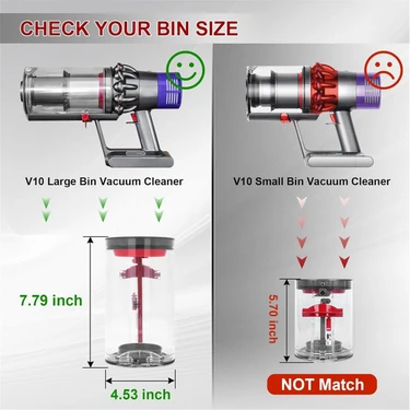 SV12 V10 Dyson 一式 Fiyatı Geliştirilmiş Için Haznesi Süpürge Elektrikli SV12 V10 Dyson 掃除機・クリーナー