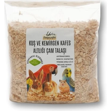 Dalgıçoğlu Kuş ve Kemirgen Kafes Altlığı Çam Talaşı 400 Gr (4 L) – %100