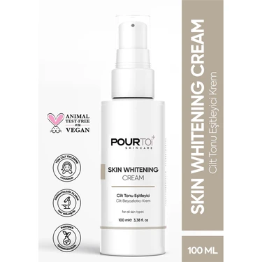 Pour Toi Cilt Beyazlatıcı Krem Ton Eşitleyici Etki 100 ml Tüm Cilt Tipleri