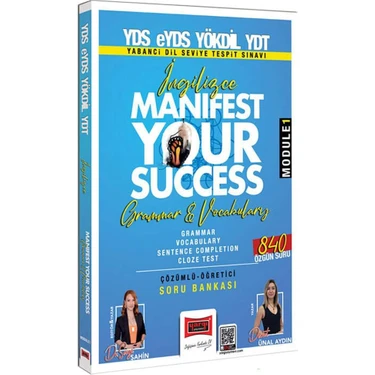 Yargı Yayınevi   2025 Yds Eyds Yökdil Ydt İngilizce Manifest Your Success Grammar Ve Vocabulary